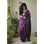 Handwoven tussar silk saree.
