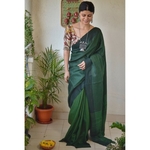 Handwoven tussar silk saree.