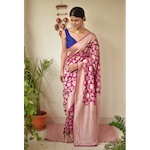 handwoven kadhiyal single jaal motif Khaddi Georgette banarasi sari
