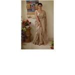 Handwoven Tussar silk saree.