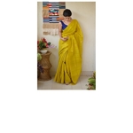 Handwoven Tussar silk saree.