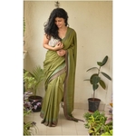 Handwoven cotton saree