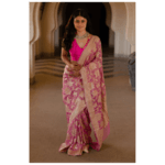 Pure tissue silk handloom banarasi saree