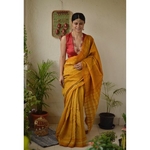 Handwoven tussar will satee