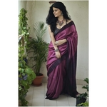 Handwoven tussar silk saree.