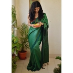 Handwoven tussar silk saree .