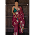 Pure organza silk handloom banarasi saree