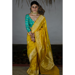 Handwoven kadhwa katan silk banarasi saree