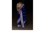 Handloom Rupa Booti khaddi chiffon banarasi saree