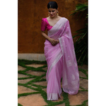 Handwoven Rupa Booti khaddi banarasi chiffon saree