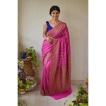 Handwoven Khaddi banarasi georgette saree