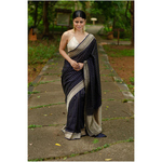 Handwooven kadhwa antique goldsilver jari mulmul cotton banarasi saree.
