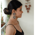 Handmade silver earring