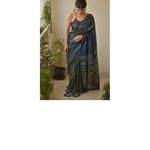 Handwoven tussar silk shibori saree