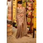Handwoven Blended Jari Linen Saree