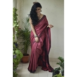 Handwoven tussar silk saree.