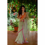 Handloom soft resham by resham chanderi silk saree
