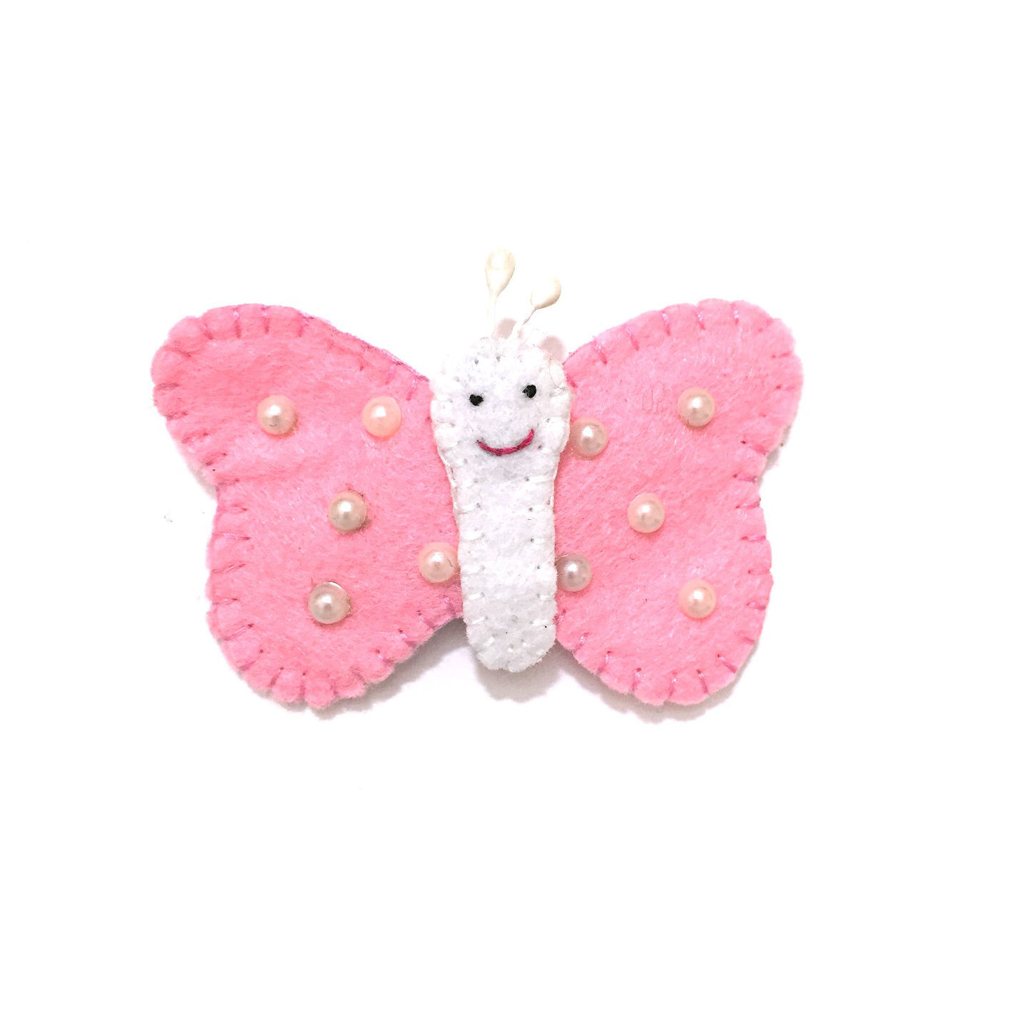 Hair Clip - Light Pink Butterfly