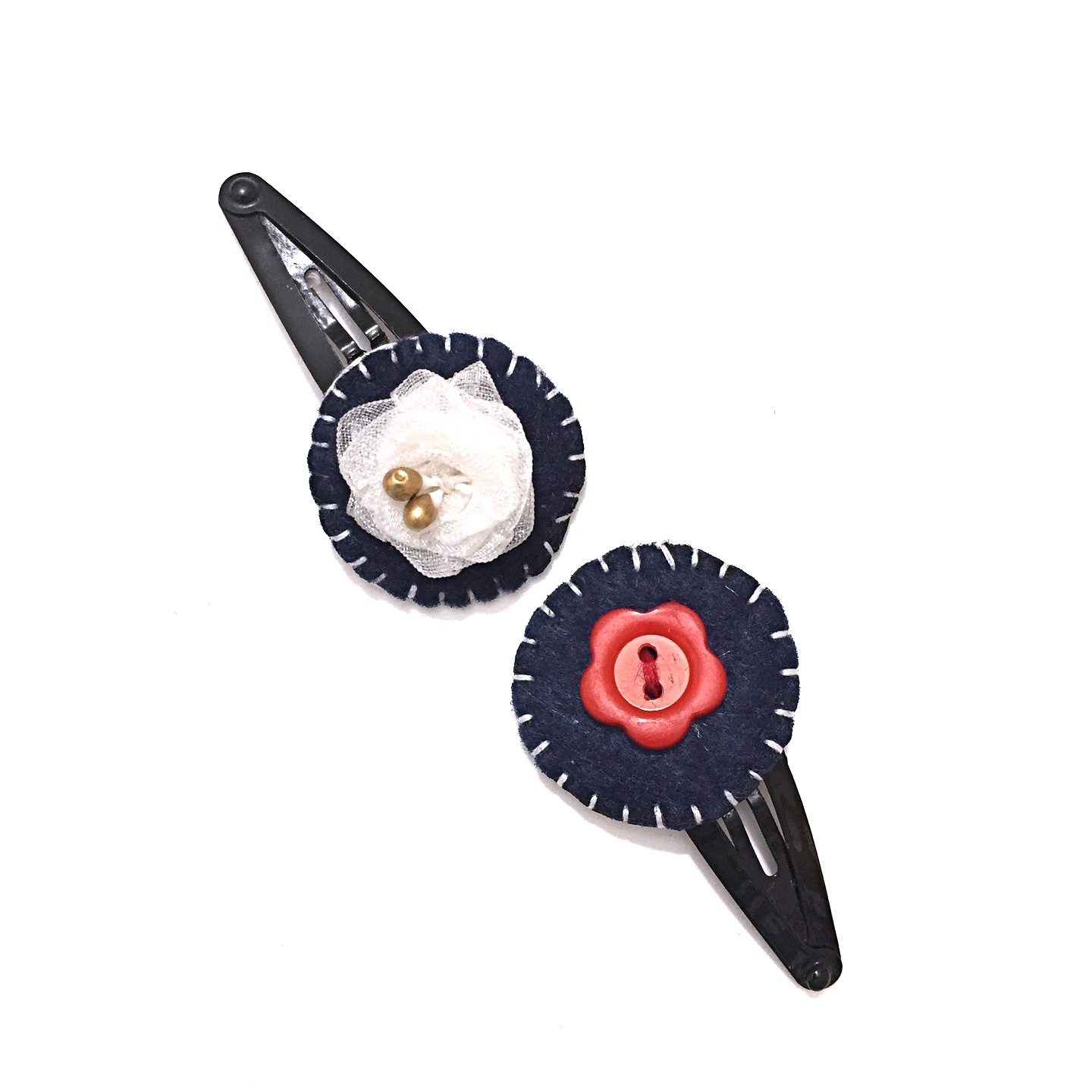 Hair Clip - Blueberries