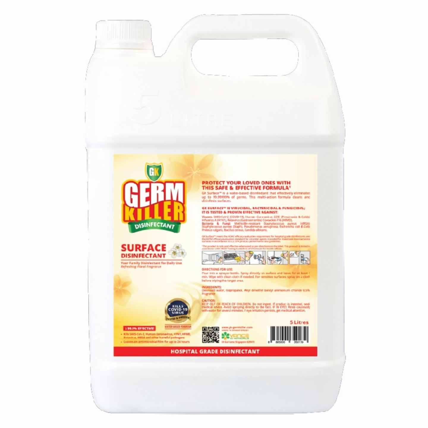 GK Surface Floral 5L - Refill Pack