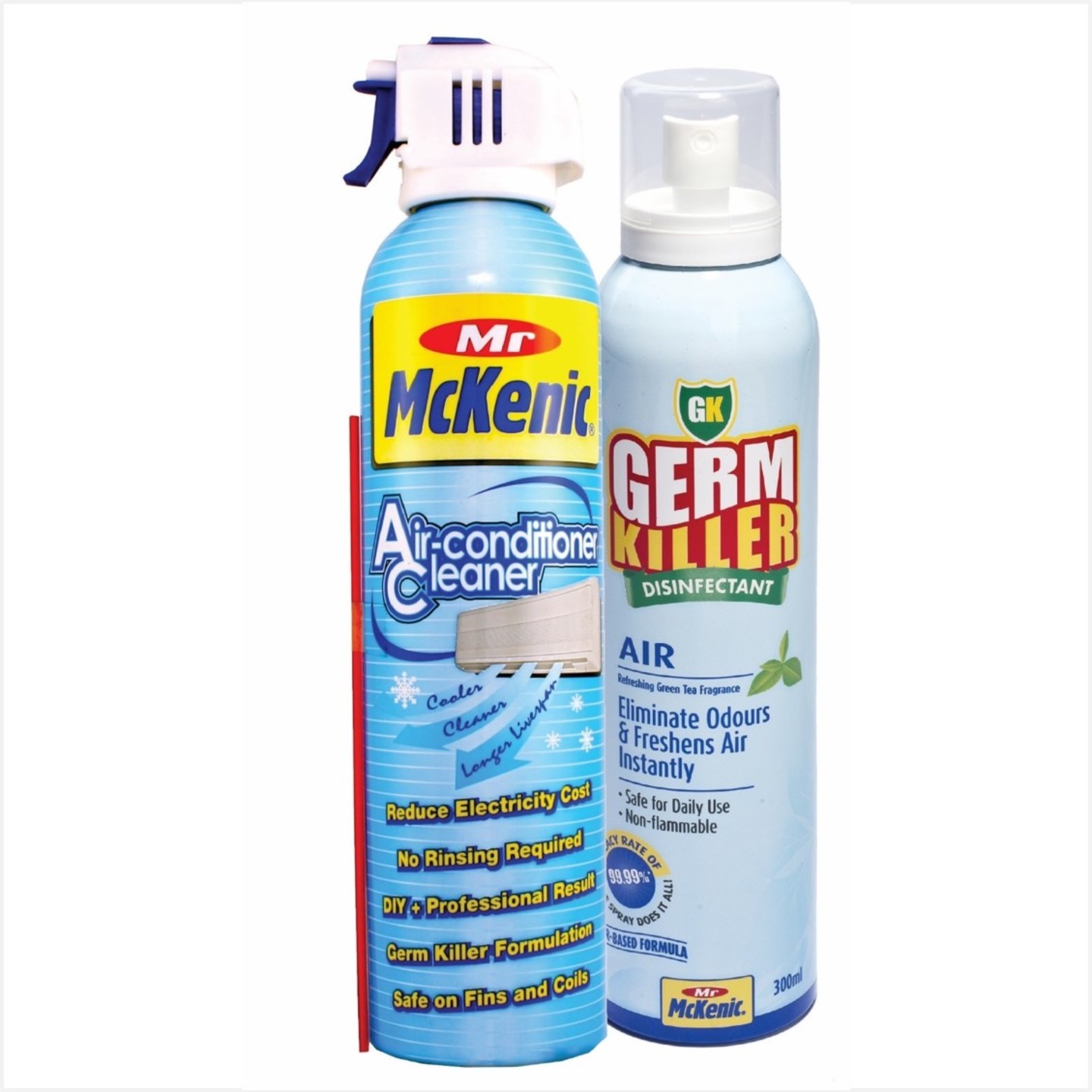 Twin Pack Air-Con Cleaner + GK Air