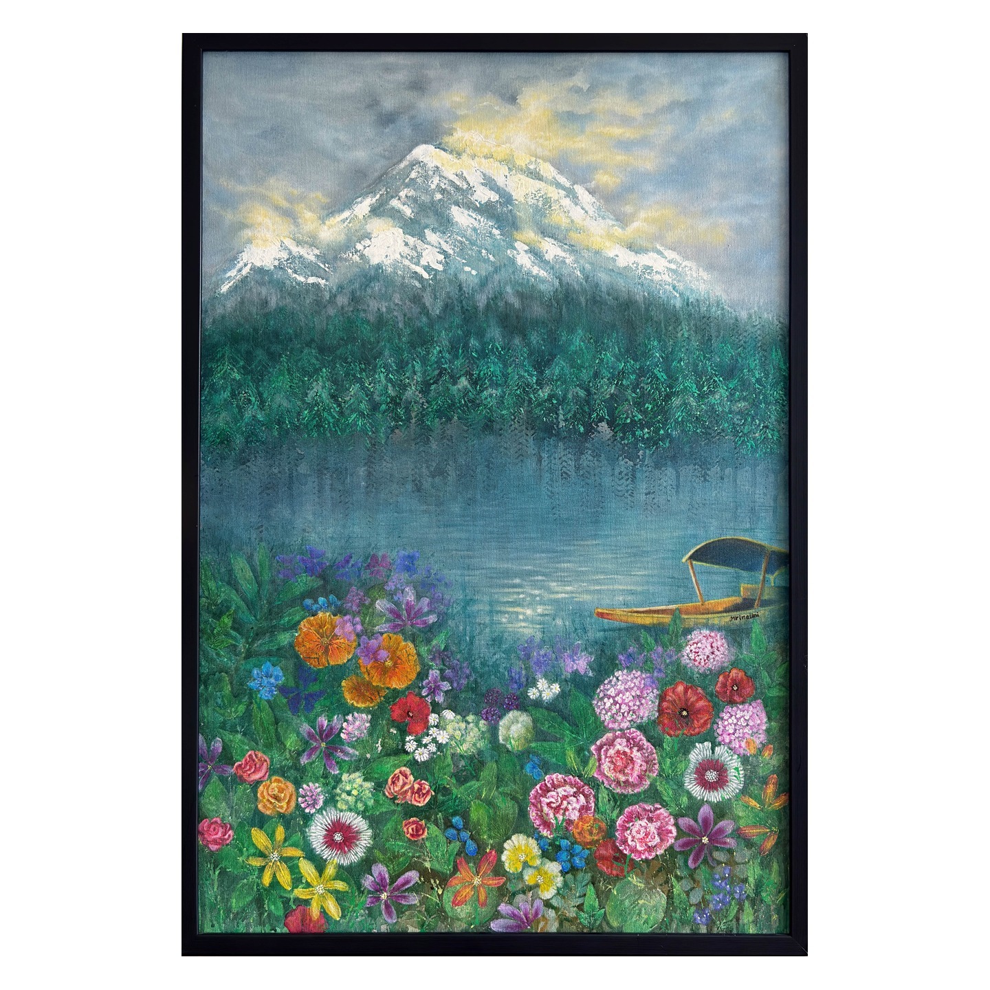 An Ode to Kashmir- a contemporary landscape painting