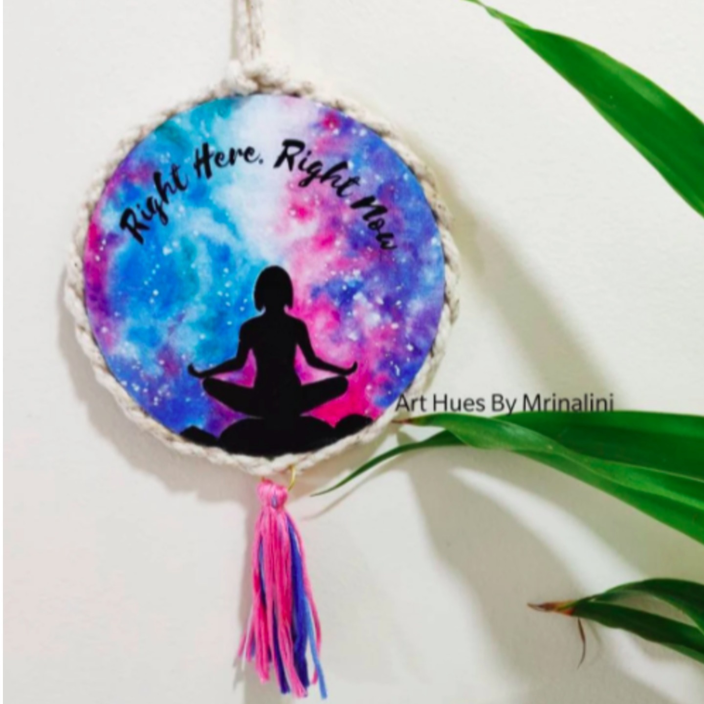 Yoga & meditation Girl artwork positive affirmation gifts for self care & self love