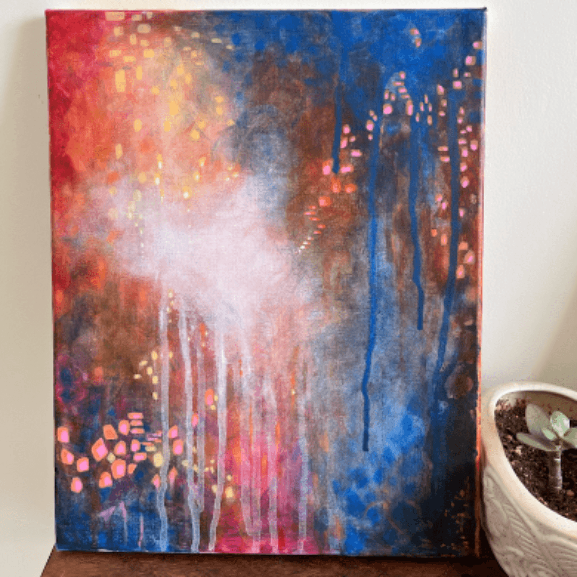 Original Abstract Canvas painting for home and office