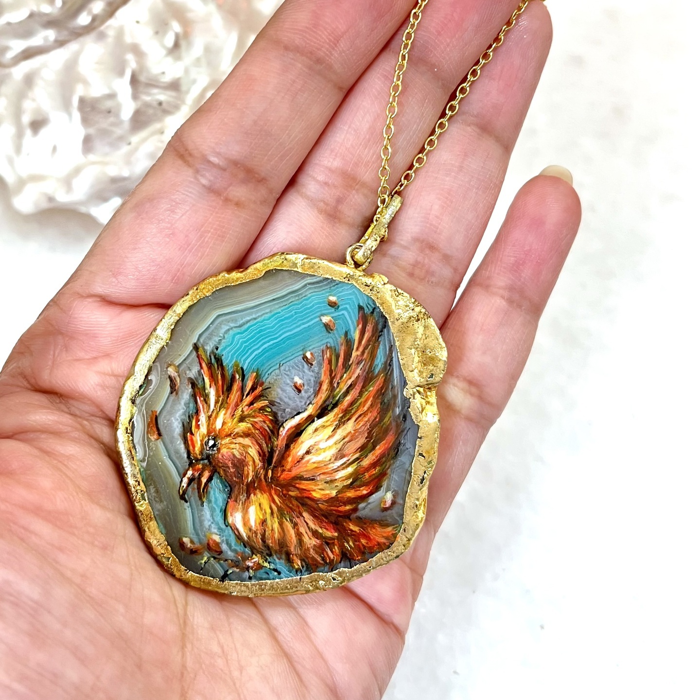 Phoenix bird jewellery