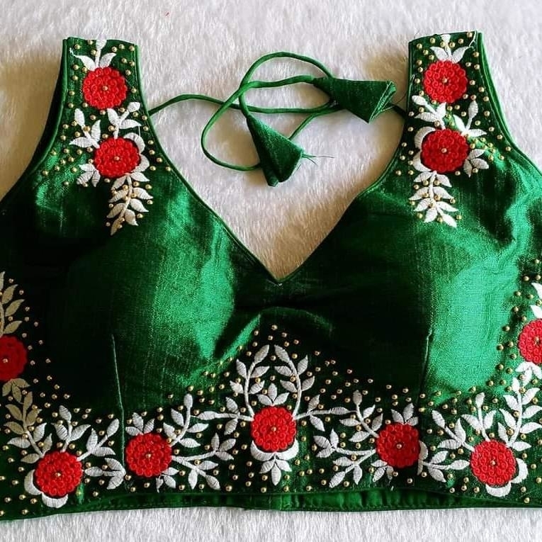 Readymade Fully Stitched Ready To wear Blouse Corp top with embroidary BL9F