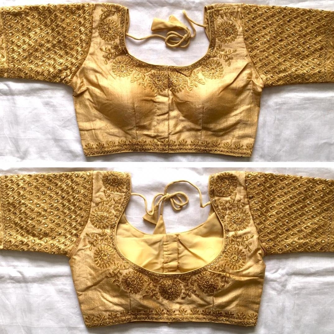 Readymade Fully Stitched Ready To wear Blouse Corp top with embroidary BL11C