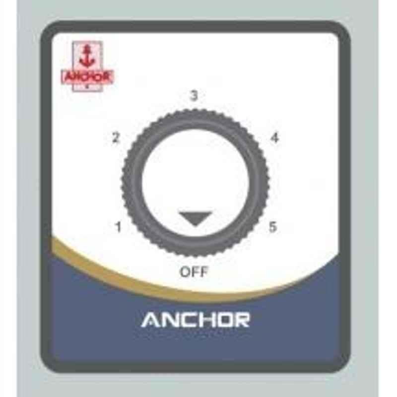 Anchor Penta 650W White Supreme Metallic Flush Dimmer, 8567 PACK OF 5