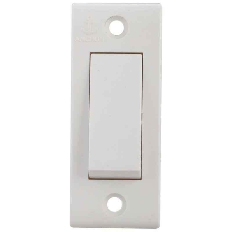 Anchor Penta Deluxe 6A 1 Way White Switch,14111 PACK OF 30