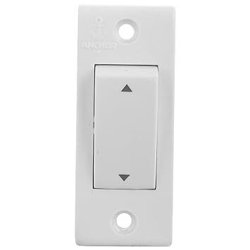 Anchor 14122 Penta Cherry WH 2 -Way Switch, 6 Amp, White pack of 30