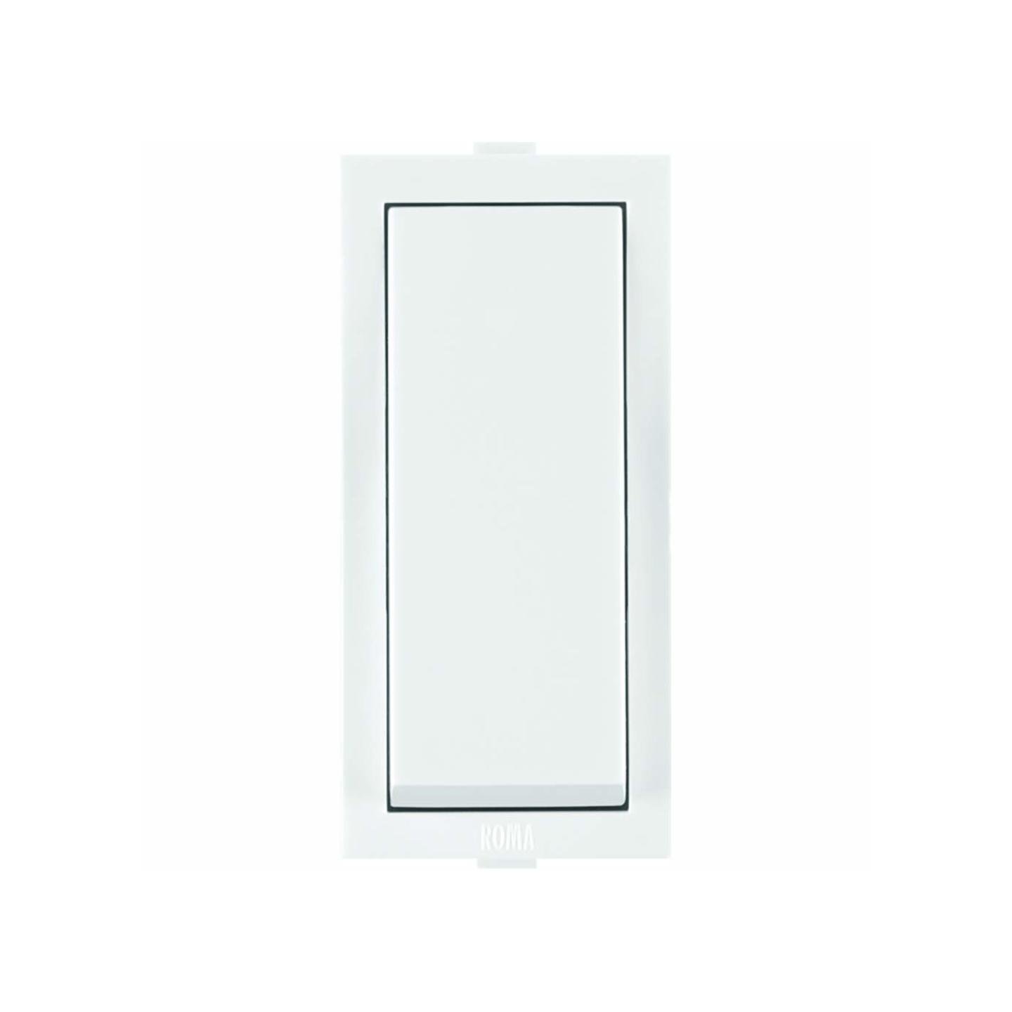 Anchor by Panasonic Polycarbonate Roma One Way Switch 6 Amp White, Pack of 10