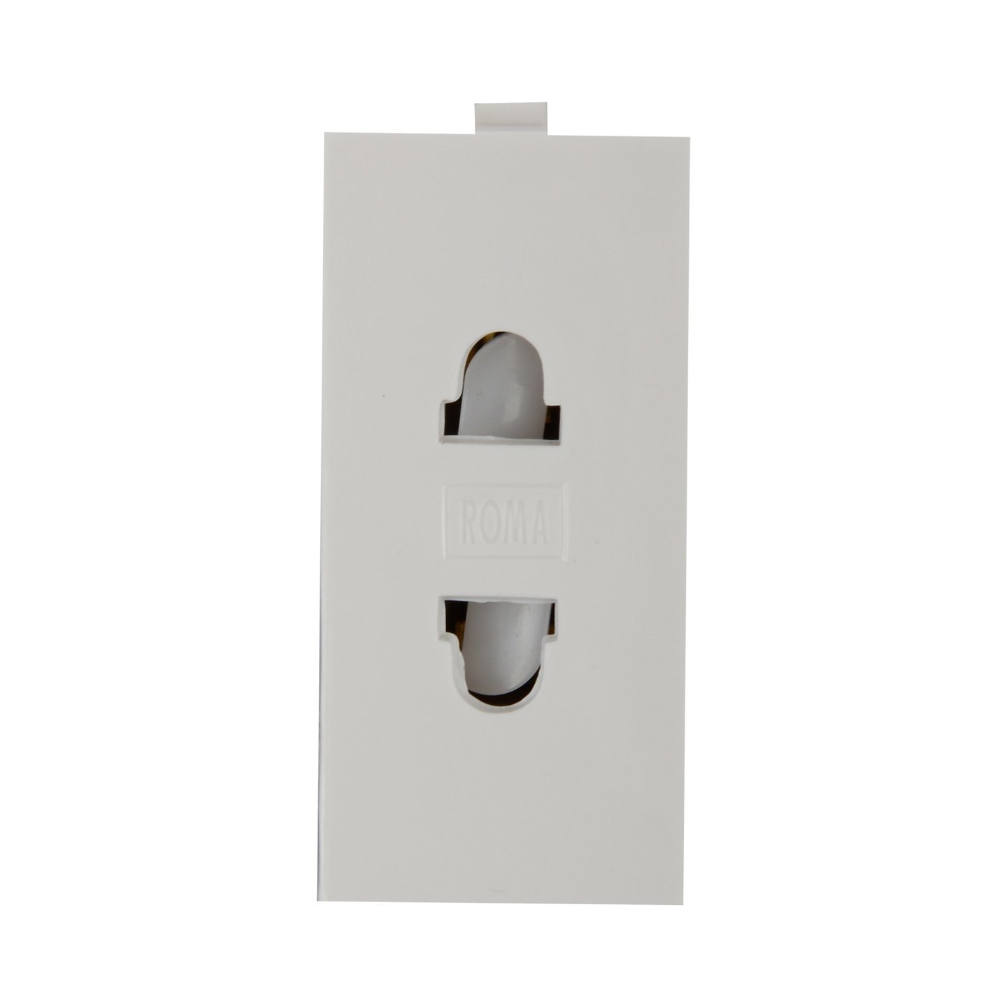 Anchor Roma Polycarbonate 2 Pin Socket Uro 21667, White, 6 A 240V PACK OF 5