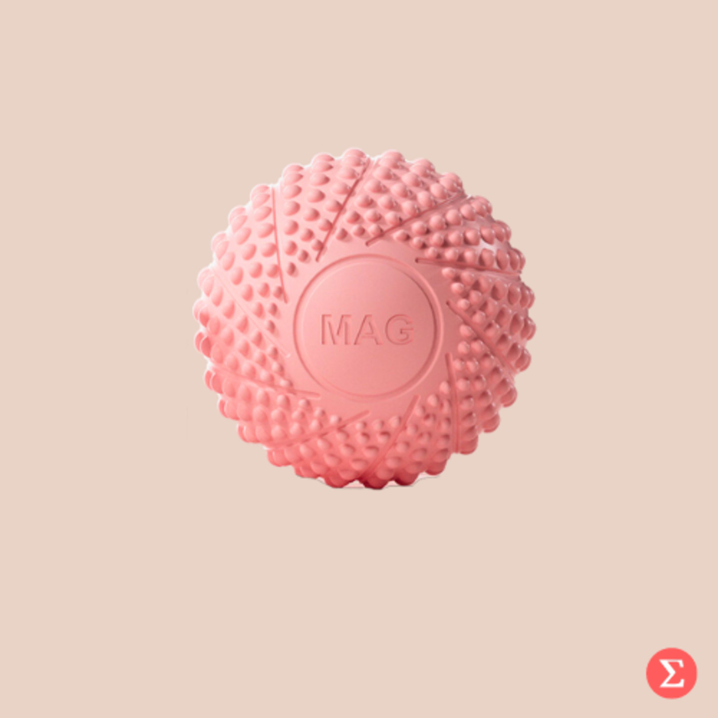 Massage Ball Dylan - 7.0cm TPE Rough Solid Heavy Magnetic