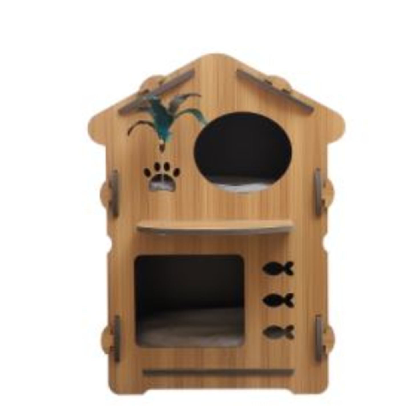 Wooden Cat House