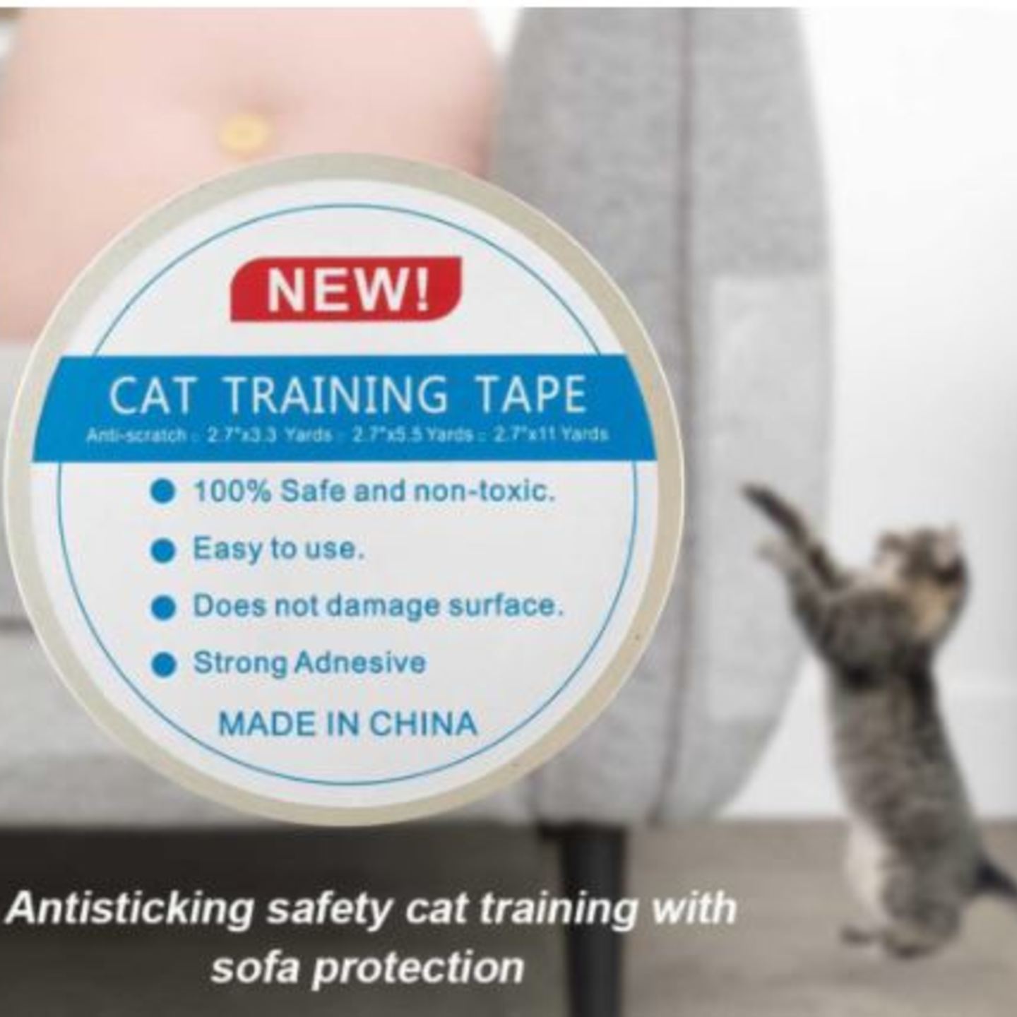 Cat Anti Scratch tape stick on single sided