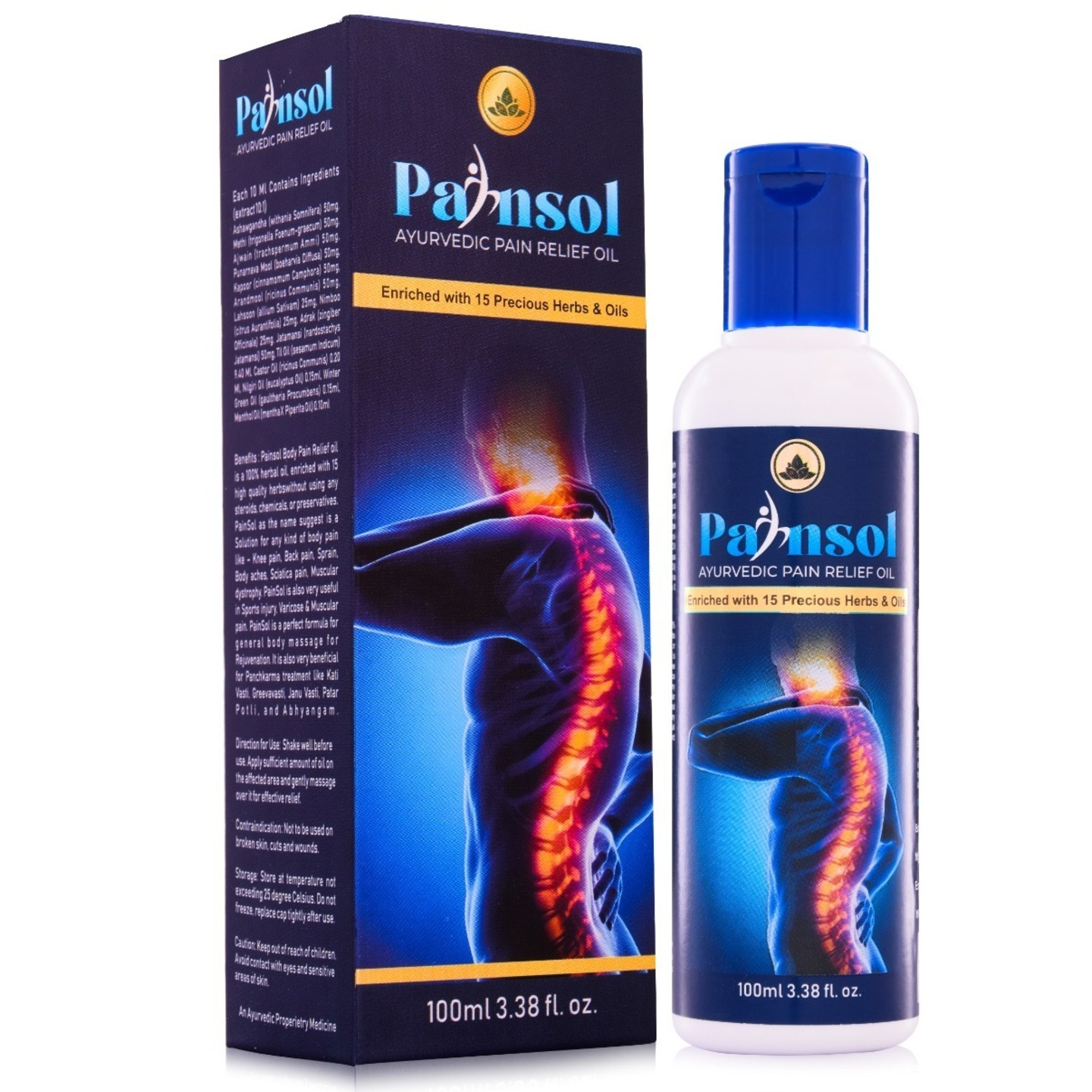 PainSol - Ayurvedic Body Pain Relief Oil
