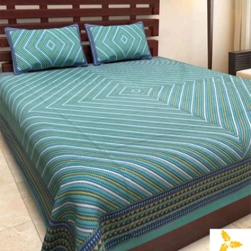 Trendy Cotton 100 x 90 Double Bedsheet