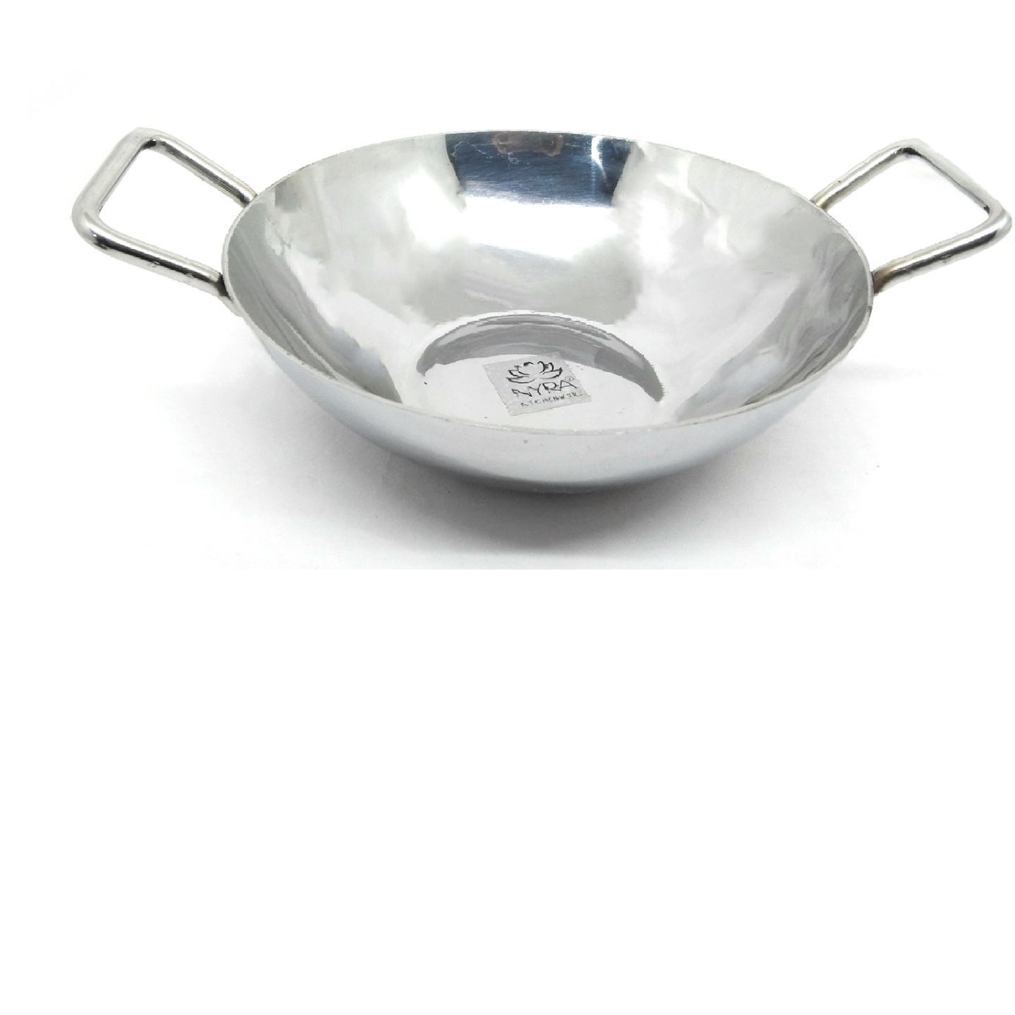 Nyra Stainless Steel Induction Bottom KadhaiWok  Cookware  Serve ware  Induction Compatible  Home & Kitchen