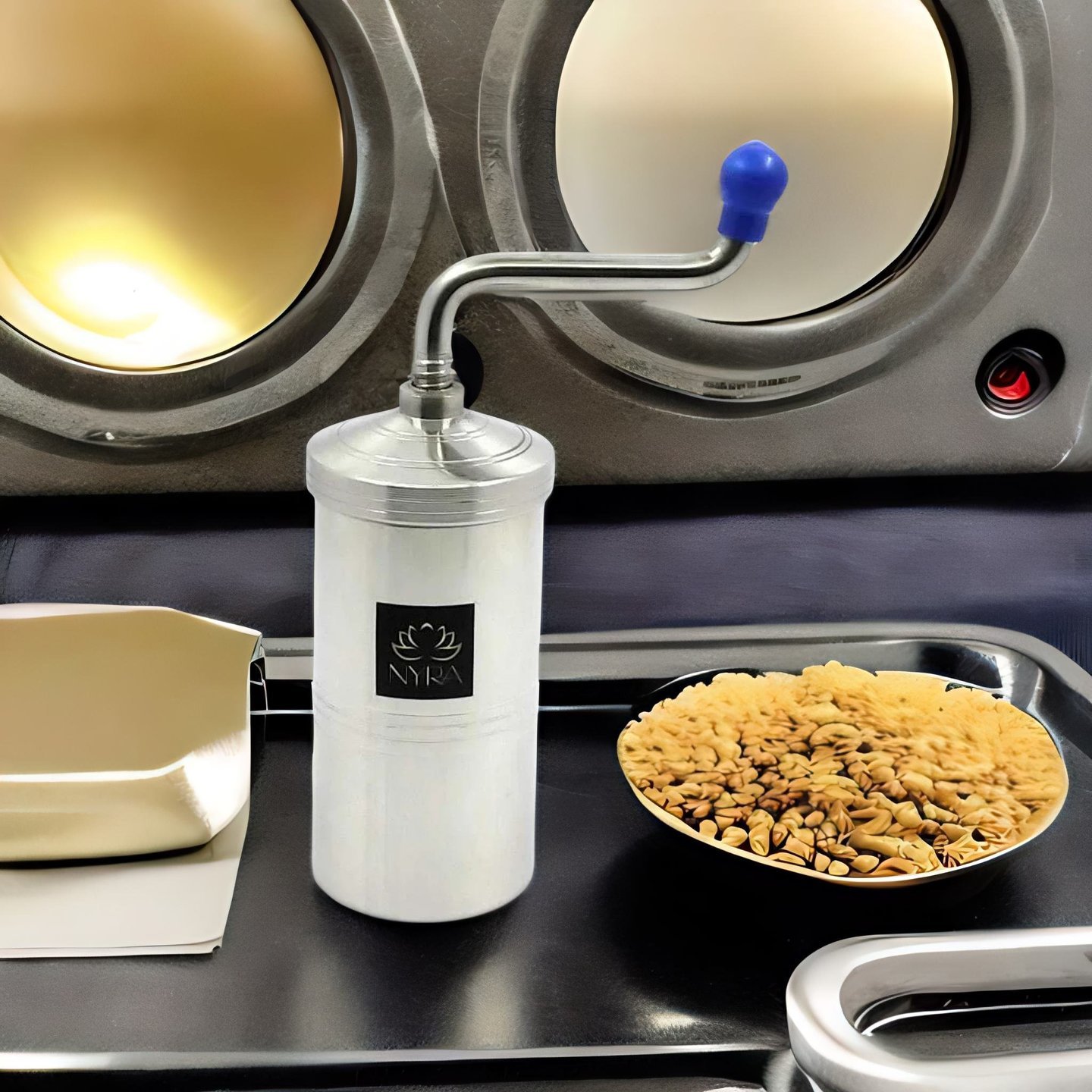 Nyra Stainless Steel Kitchen PressSnacksChakliNamkeen Sev Maker Machine with 6 different Jalis