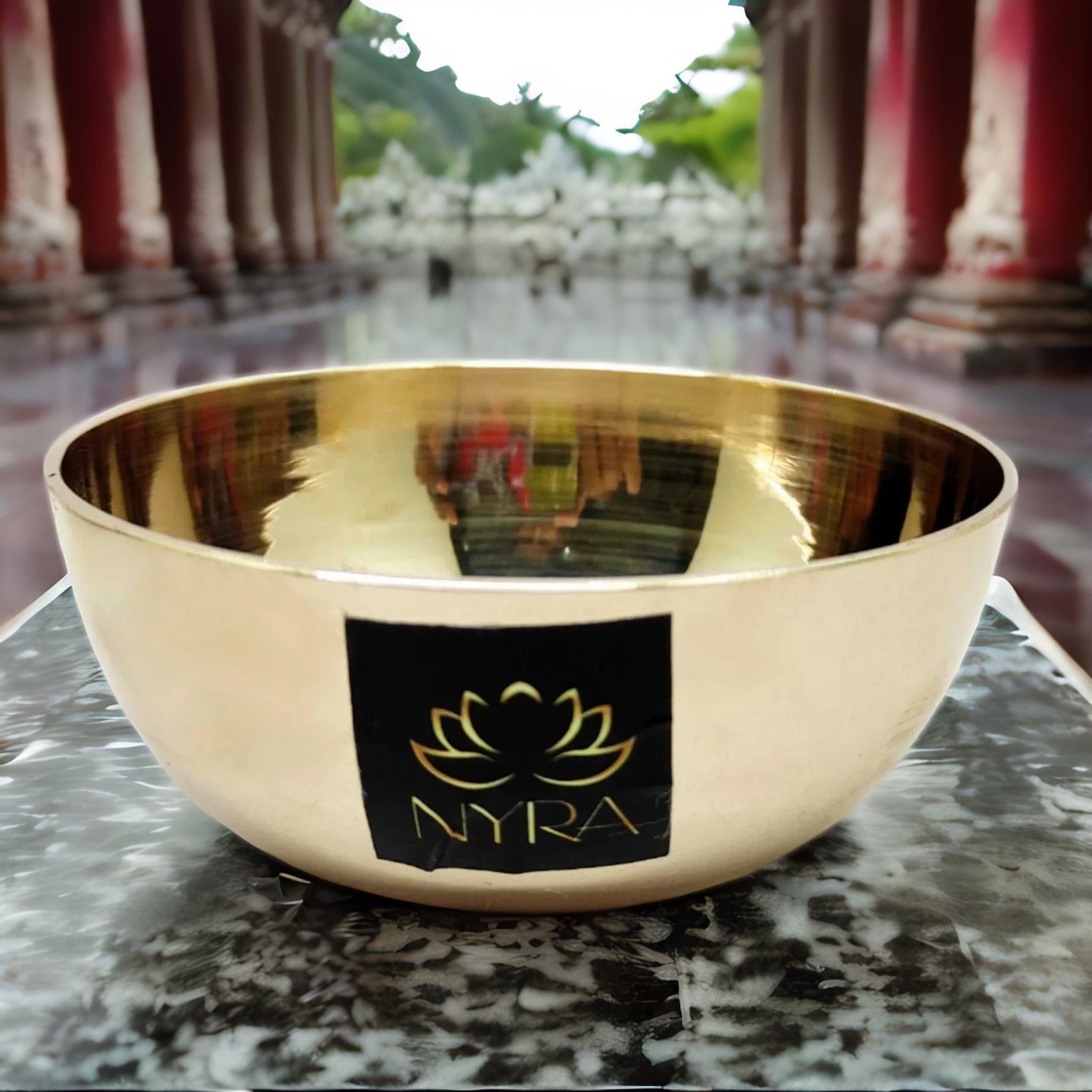 NYRA Pure Bronze Bowl, Kansa Katori, Kansi Vaati, Handmade Organic PhoolKut Bowl for Ayurvedic Benefits, Katori for Cereals, Vegetable & Desserts - 180 ML