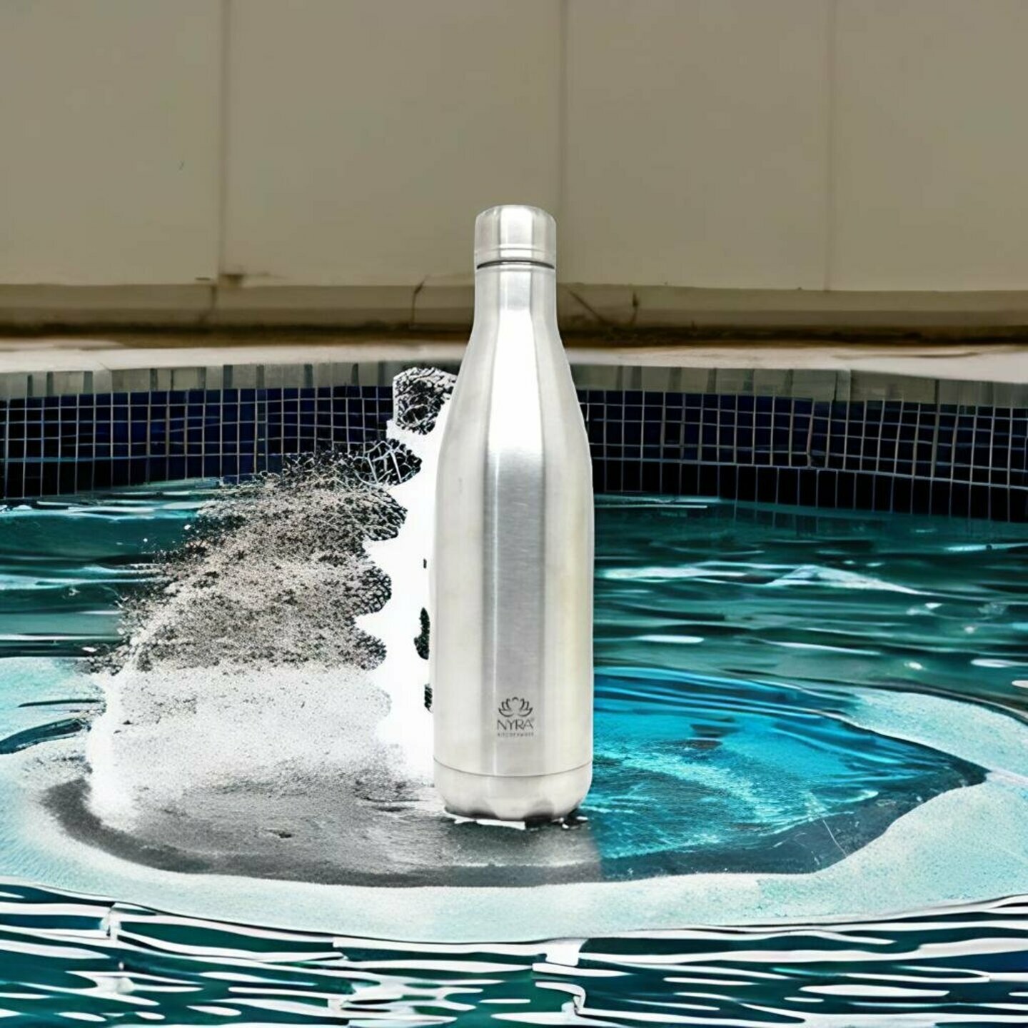 Nyra Stainless Steel Double Wall Vacuum Insulated Hot and Cold Water Bottle Flask