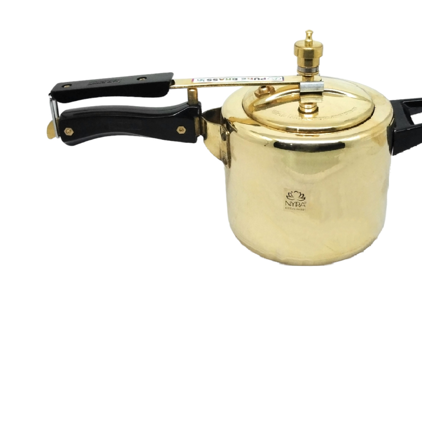 Nyra Pure Brass Cooker with Kalai Tin Coating - Inner Lid Pressure Cooker  Daily Use  Health Benefits  Cookware  Home & Kitchen