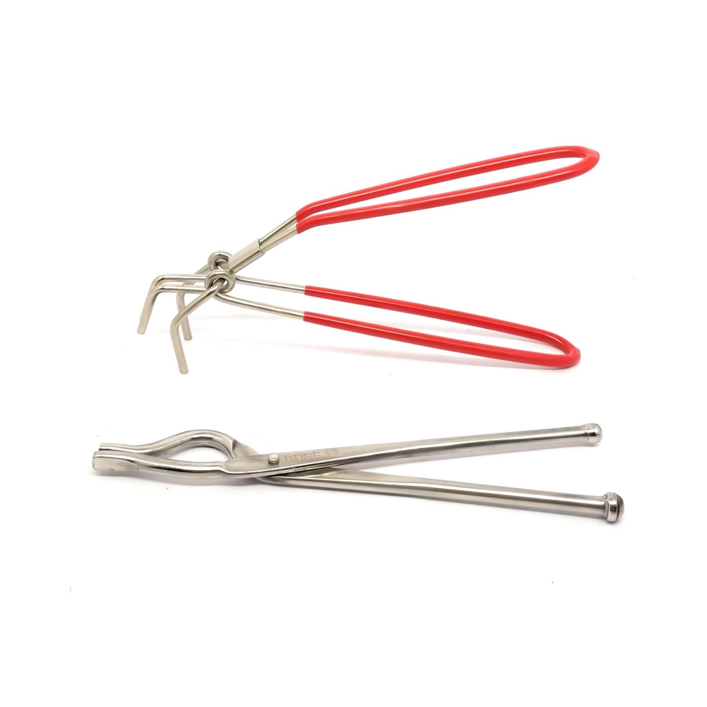 Nyra Premium Quality Stainless Steel Tong PincersPakad Heavy Kitchen Tool Utility Set Pack of 2