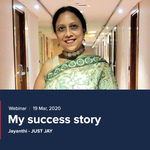Webinar - My Success Story - JUST JAY