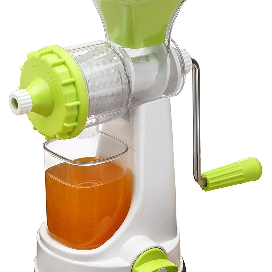 Plastic Multipurpose Manual Juicer Green