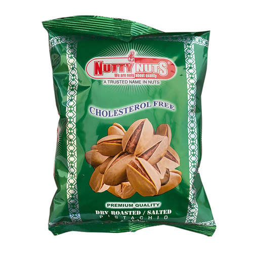 NUTTY NUTS  PREMIUM QUALITY ROASTED AND SALTED PISTACHIOS WITH SHELL 400G